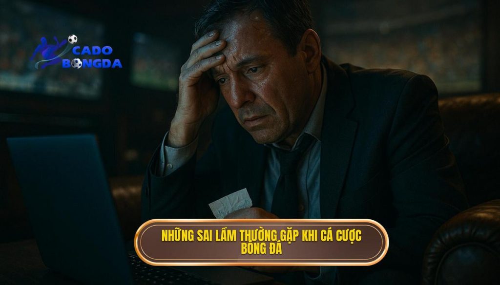 những sai lầm thường gặp khi cá cược bóng đá