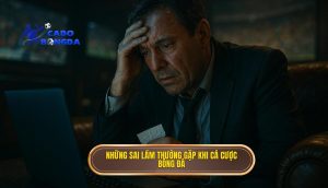 những sai lầm thường gặp khi cá cược bóng đá
