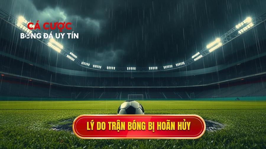 1. Tại sao trận đấu bóng đá bị hoãn hoặc hủy?