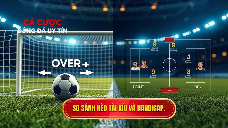 2. So sánh chi tiết: Nên chơi kèo bóng đá Tài Xỉu hay Handicap?