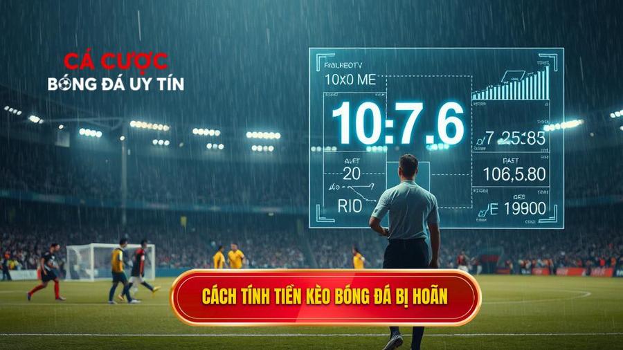 3. Chi tiết cách tính tiền khi kèo bóng đá bị hoãn cho từng loại kèo