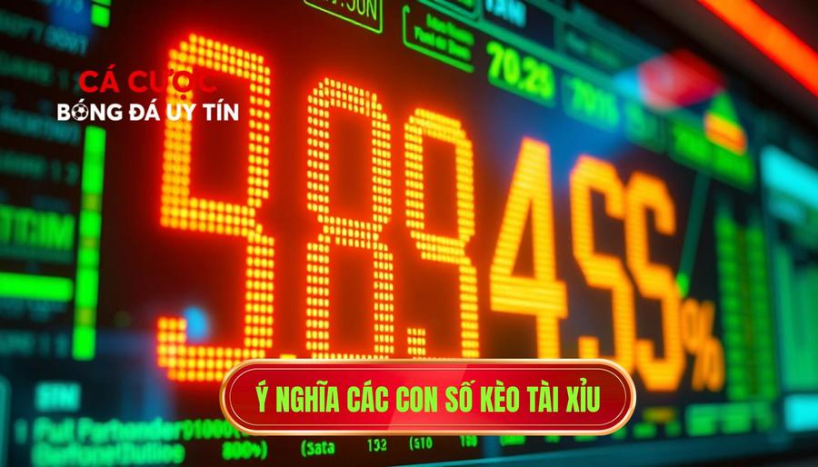 3. Ý nghĩa các con số kèo Tài Xỉu