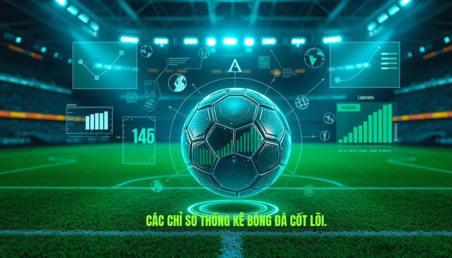 Các chỉ số thống kê bóng đá cốt lõi bạn cần nằm lòng