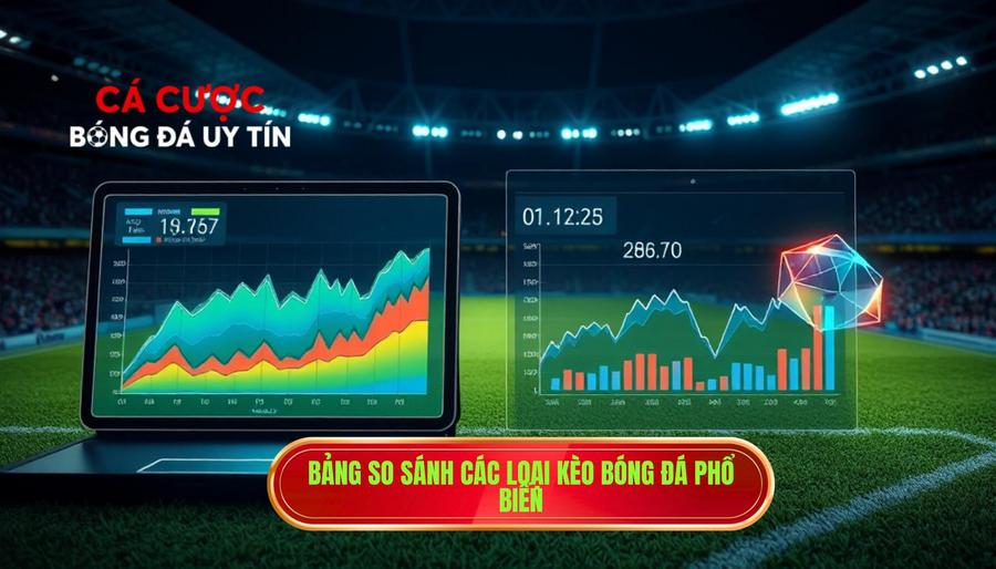 Bảng so sánh các loại kèo phổ biến khi soi kèo